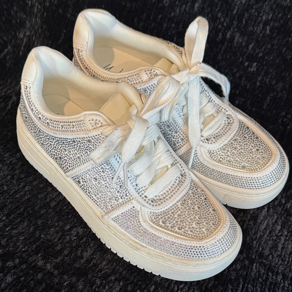 Wild Pair Glittering White Sneakers